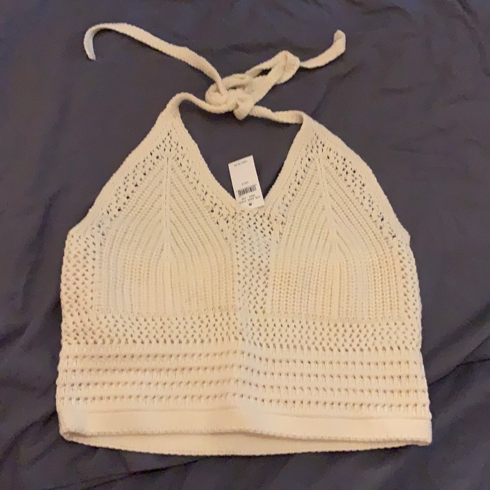 Crochet crop top S Aerie